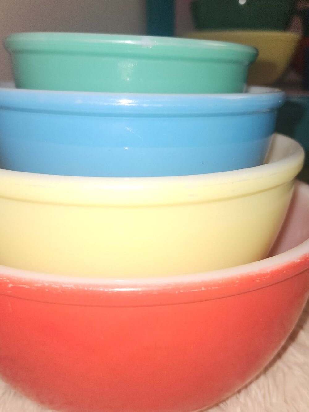 Fire King primary Bowl set